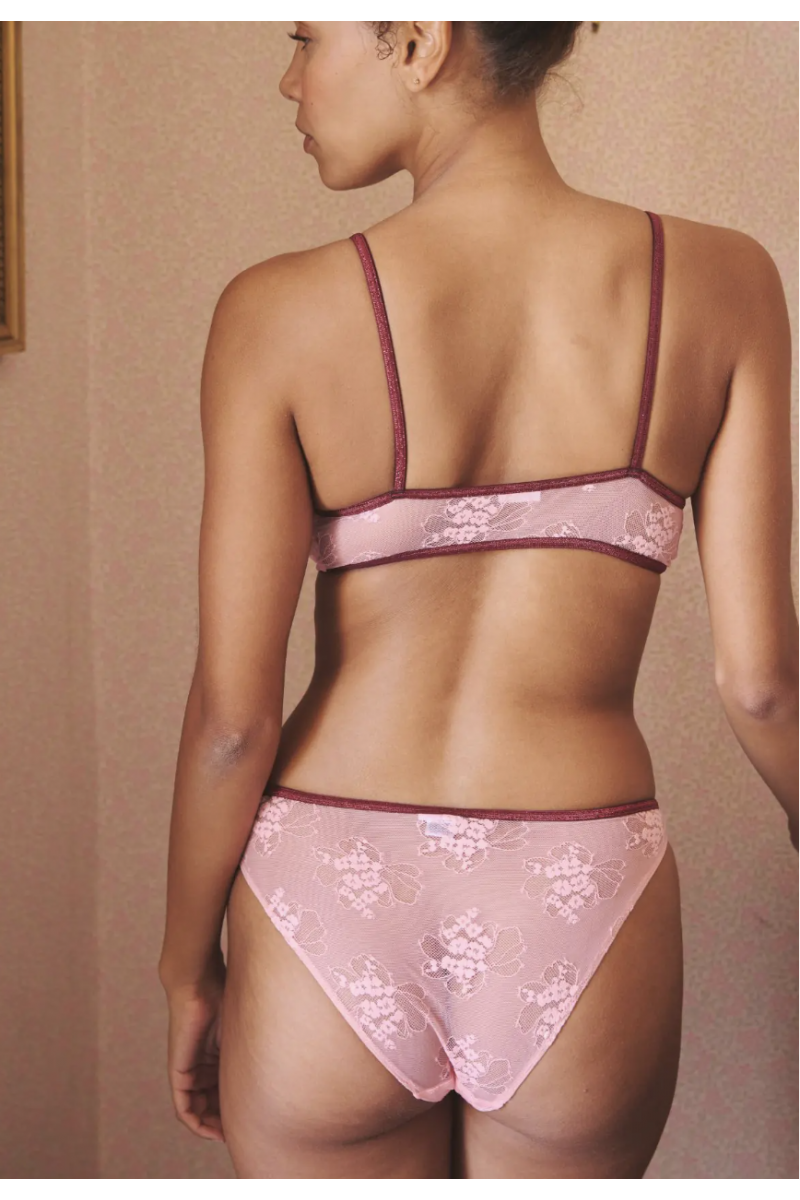La Nouvelle - Culotte Georgia Bubble Gum Lace