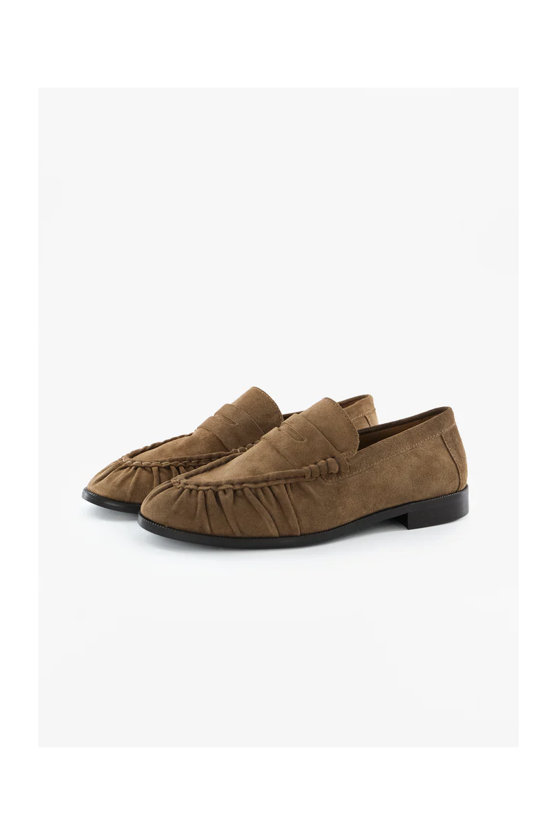 TORAL - Mocassin Blake Suede Marron