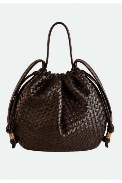Sista Paris - Sac Moon Woven Brown