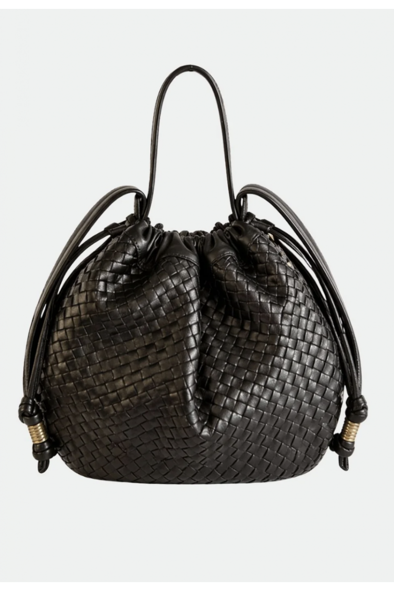 Sista Paris - Sac Moon Woven Black