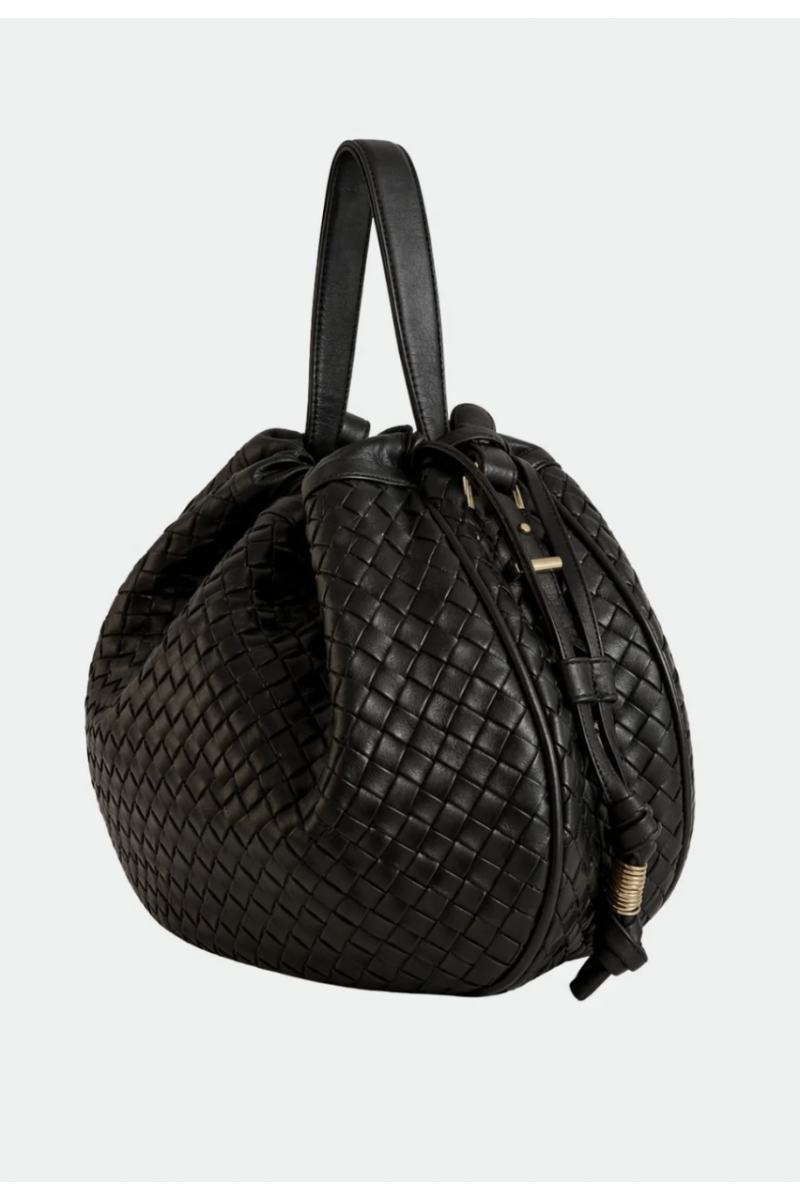 Sista Paris - Sac Moon Woven Black