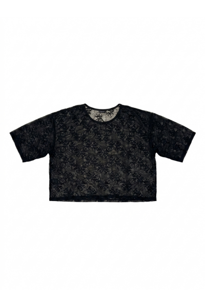 La Nouvelle - Tee Shirt Tiago Black Lace