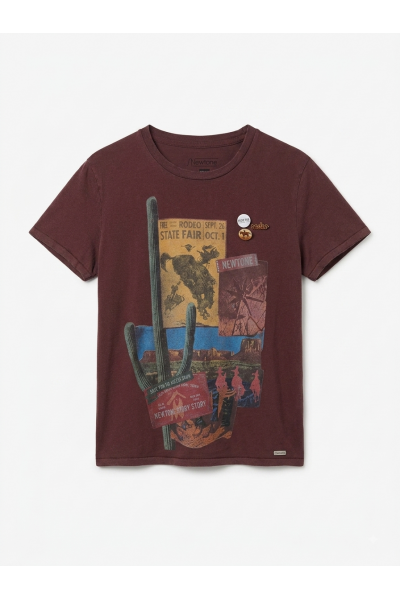 Newtone - Tshirt Starlight Heritage Wine