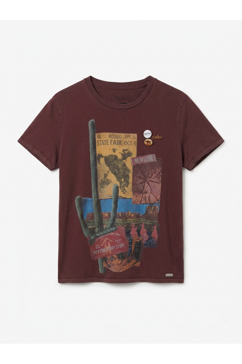 Newtone - Tshirt Starlight Heritage Wine