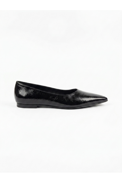 - Ballerines Pointues Vernies Noir