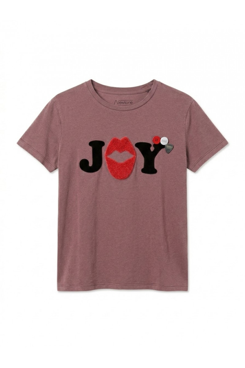 Newtone - Tshirt Starlight Joy Wine