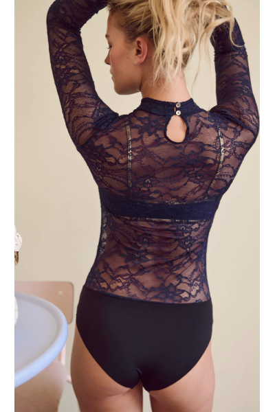 La Nouvelle - Body Jimmy Dentelle Navy Lace