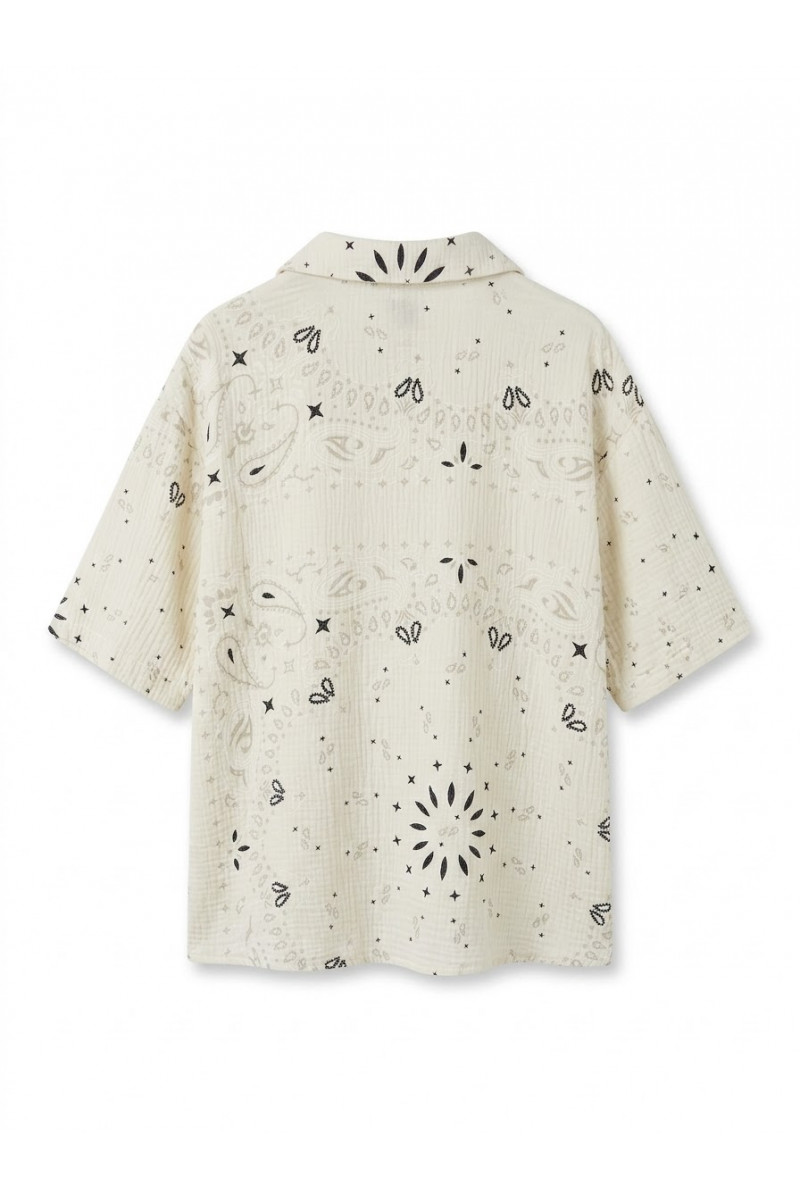 Madone - Chemise Bandana Blanche