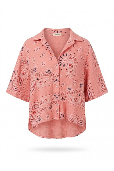 Madone - Chemise Bandana Rose