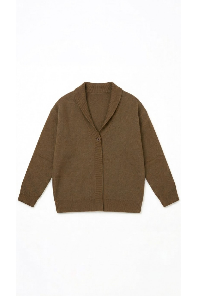 Madone - Gilet Felin Marron