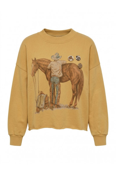 Newtone - Sweatshirt Porter Horse Camel