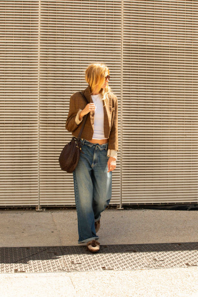 Sista Paris - Sac Moon Woven Brown