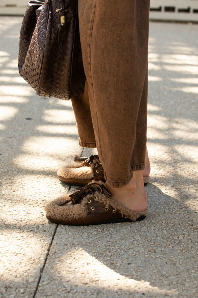 Toral - Mules Mocassin Killian Winter Gold (2)