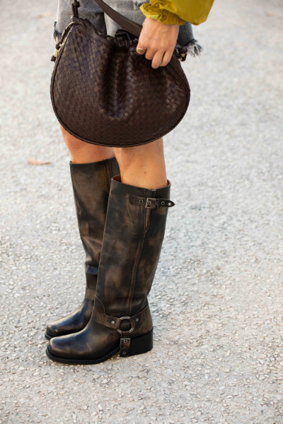 Toral - Bottes Ronnie Laura Dark Taupe