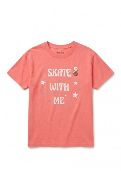  - Tshirt Trucker Skate With Me Fuschia