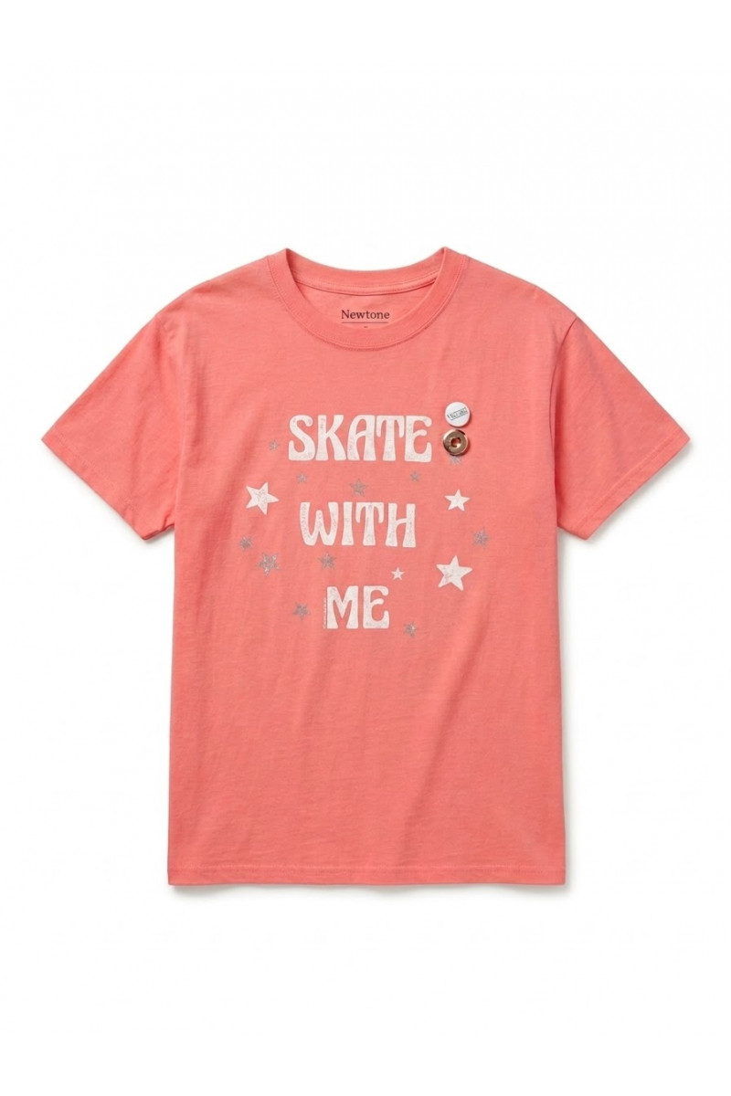  - Tshirt Trucker Skate With Me Fuschia