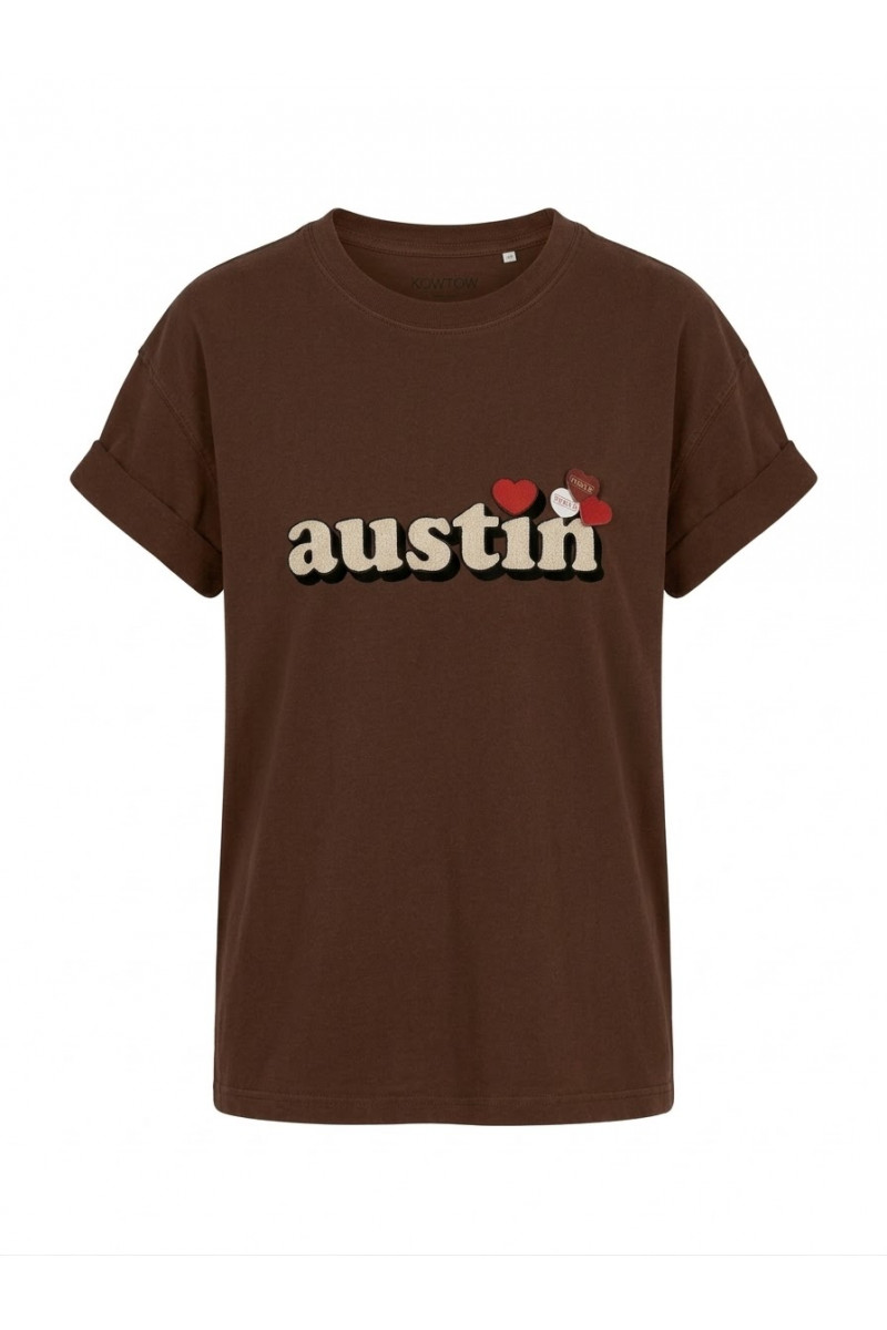 Newtone - T-shirt Trucker City Austin Brown