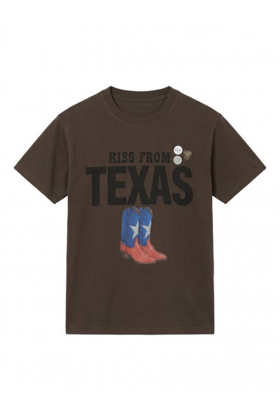 Newtone - T-shirt Trucker Tag Brown