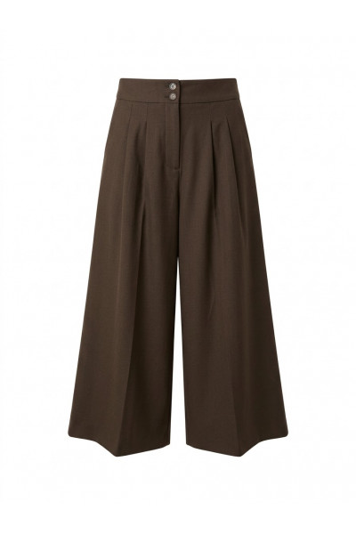 Jc Sophie - Pantalon Reed Marron