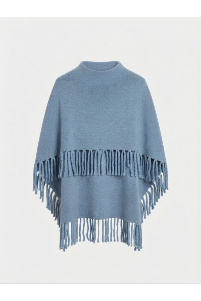 BERENICE - Poncho Marmo Cool Blue