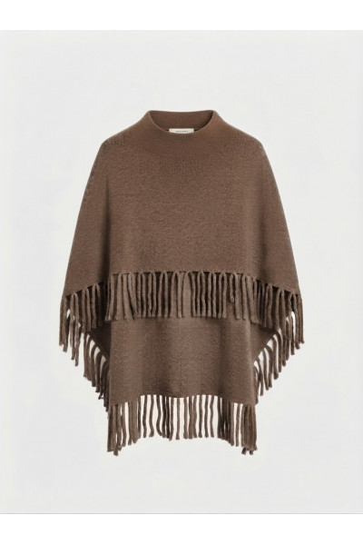 BERENICE - Poncho Marmo Brown