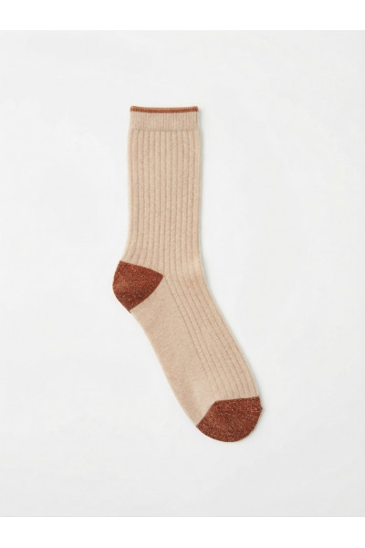 ALTO MILANO - Chaussettes Susan Beige Terra