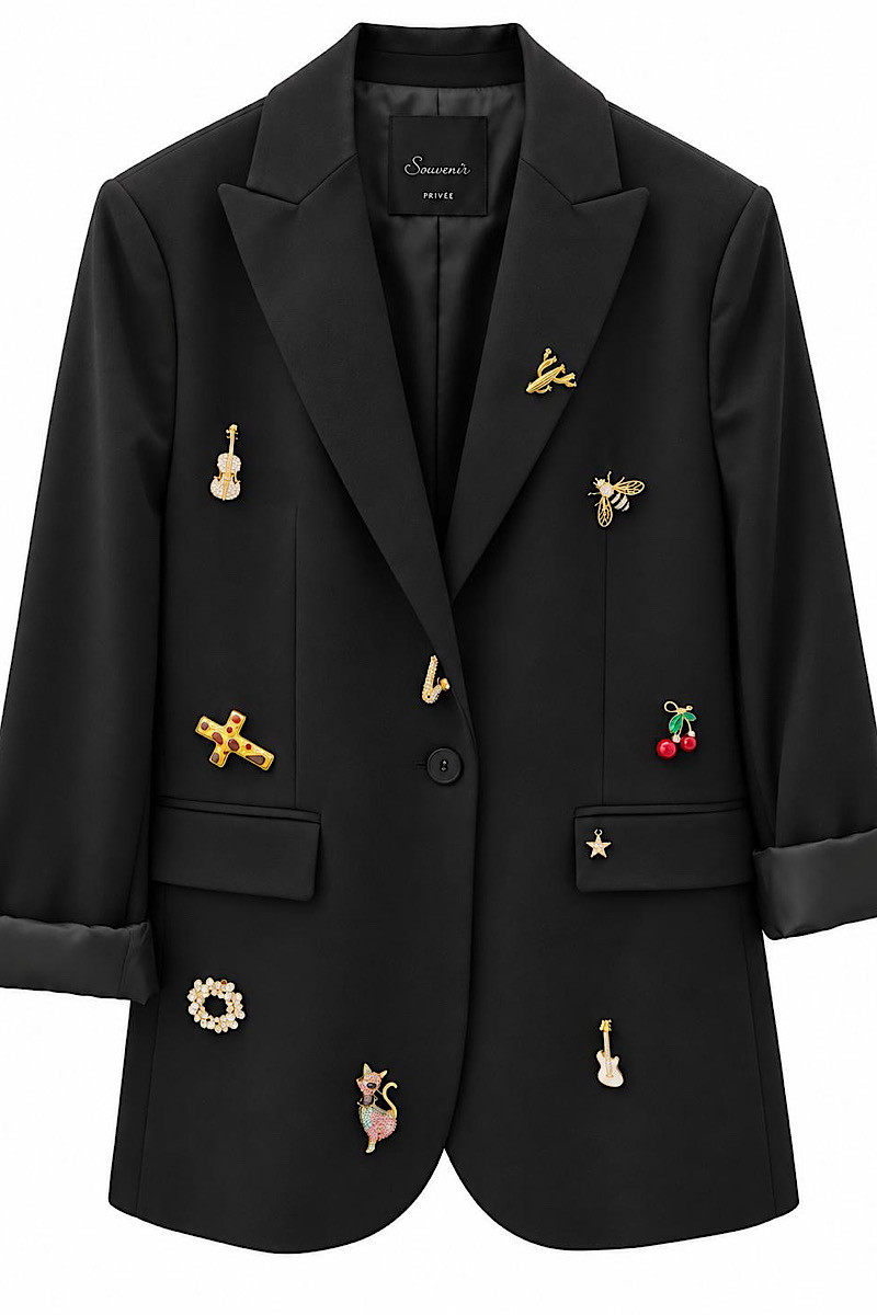 Souvenir - Veste Manhattan Noir Creation