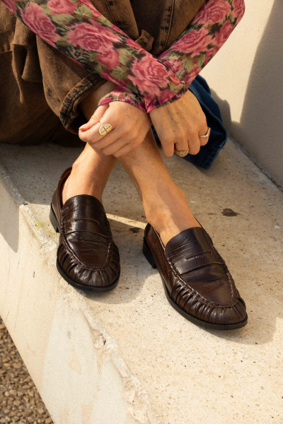 Toral - Mocassin Blake Cuir Marron