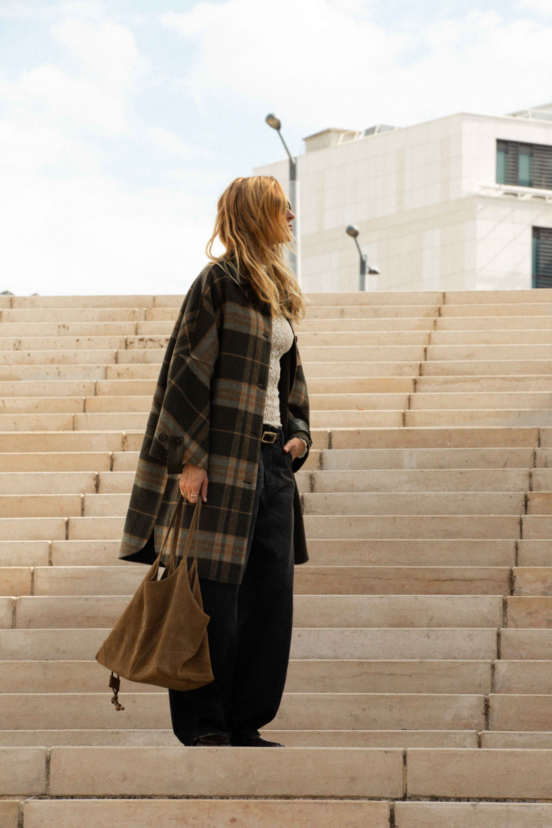 BERENICE - Manteau Tartan