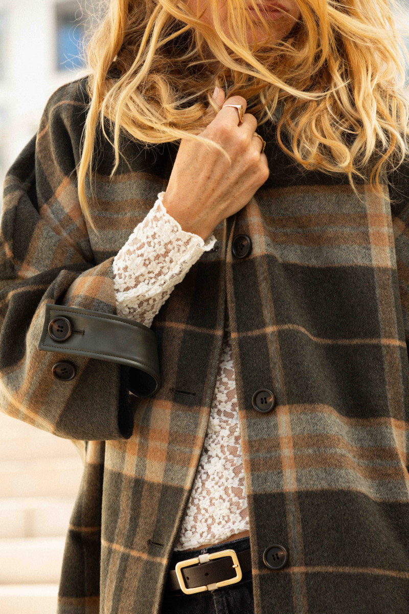 BERENICE - Manteau Tartan