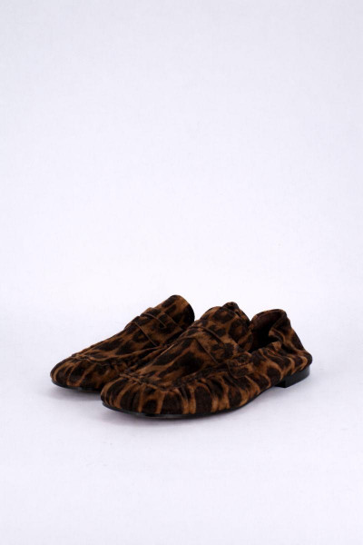 Toral - Mocassin Cuir Peny Leopard