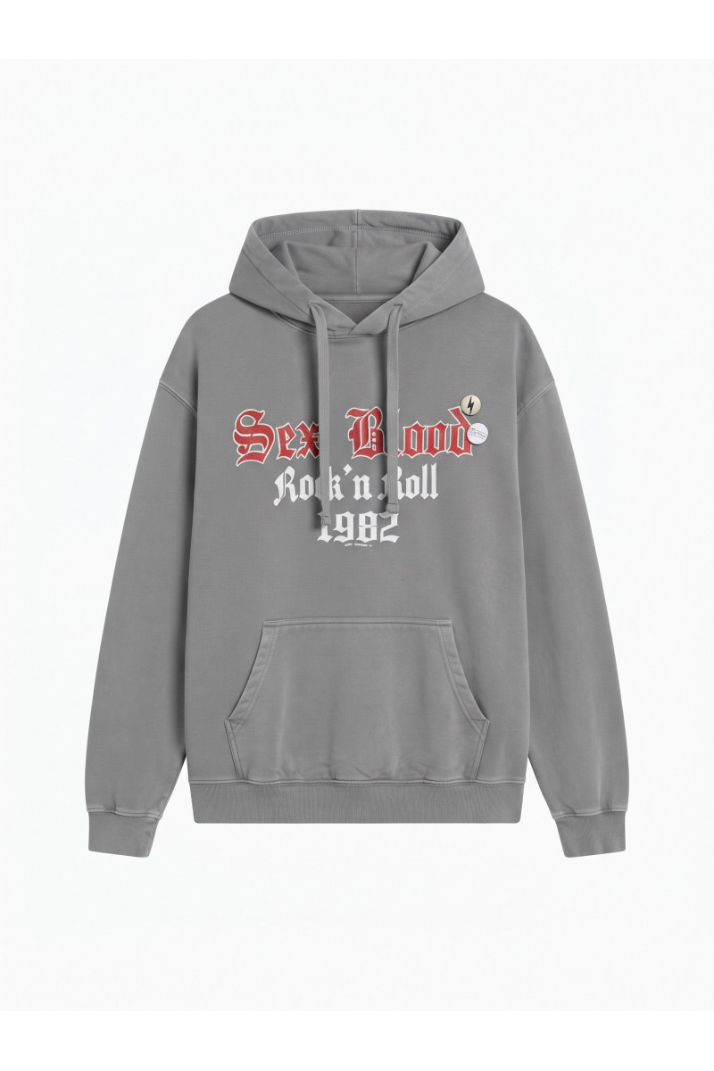 Newtone - Sweat Capuche Rock Light Grey