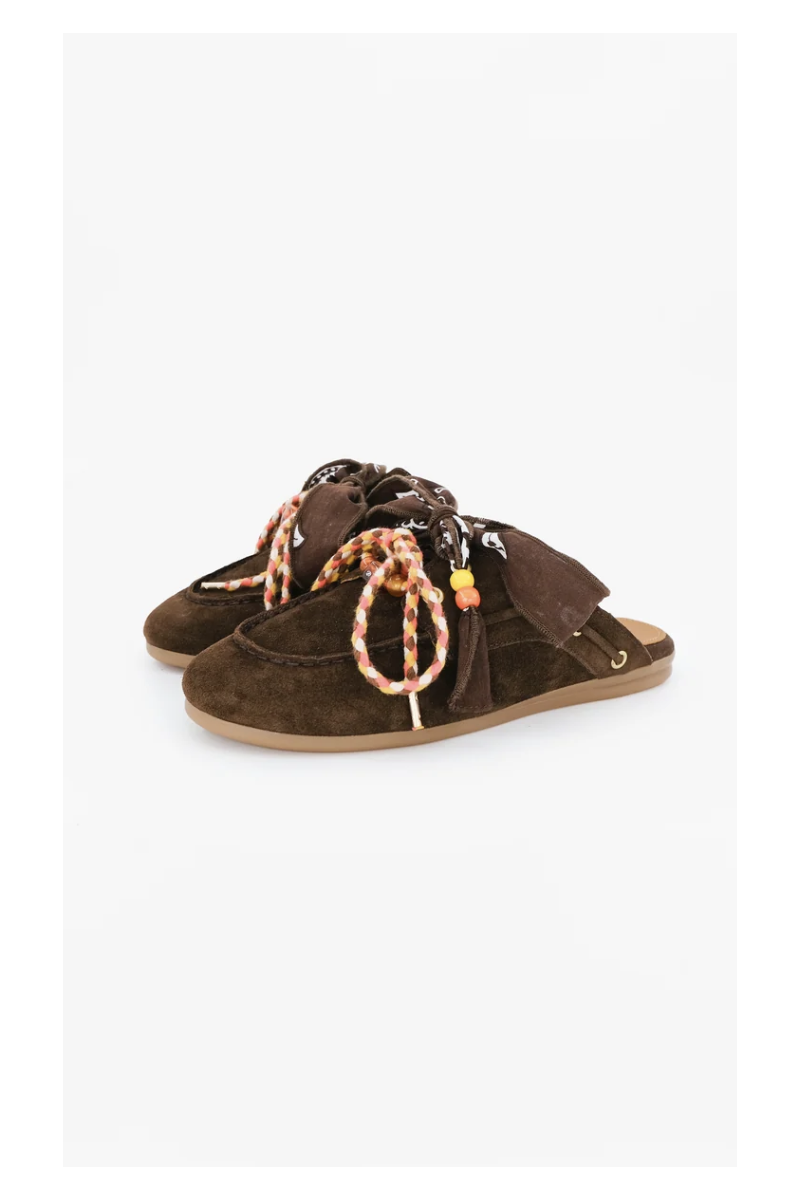 Toral - Mules Mocassin Kenan Mustang Marron