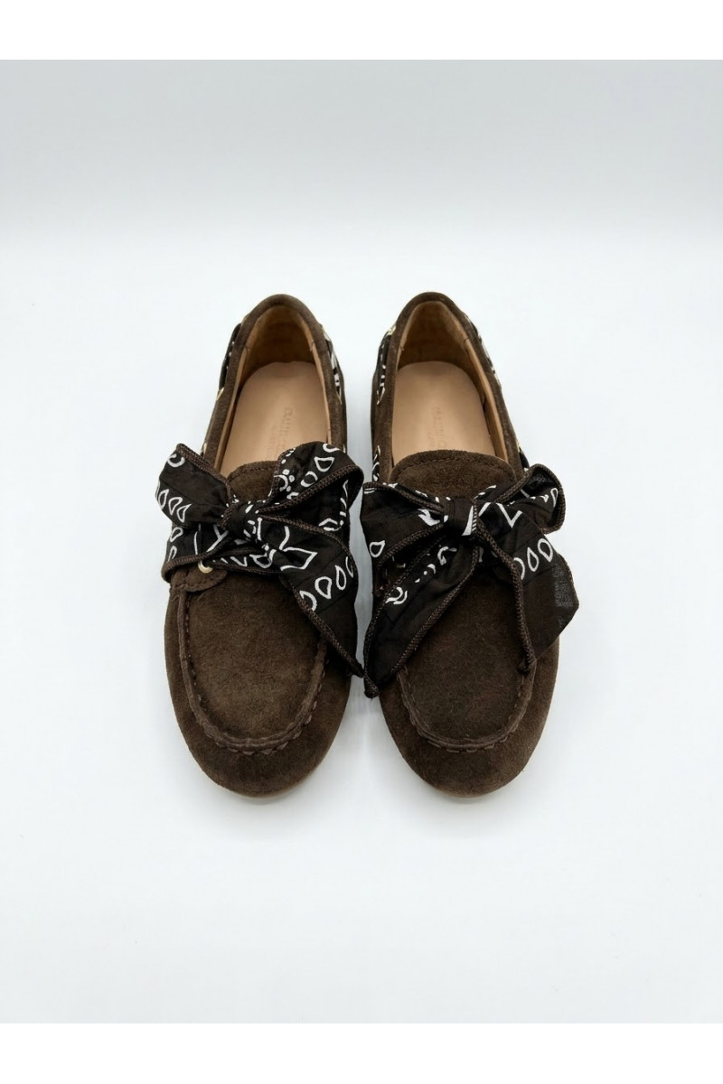 Toral - Mocassin Nahua Bandana Choco