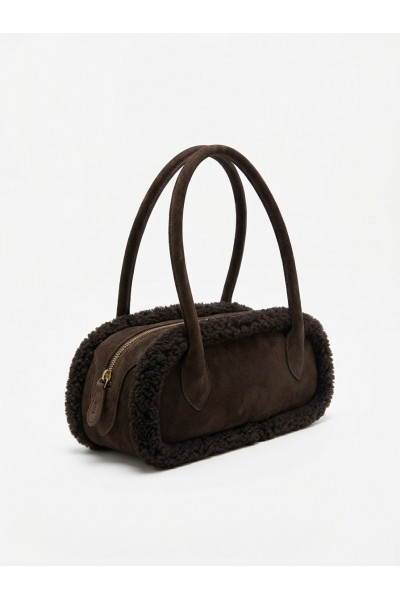 Toral - Sac Colette Noir Marron Fourrure (2)