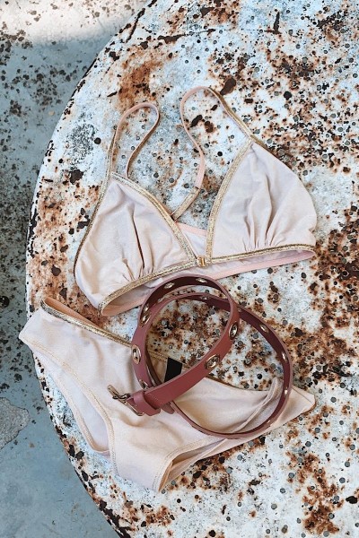 La Nouvelle - Brassiere Angèle Blush Lurex