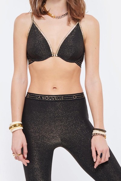 La Nouvelle - Soutien-Gorge Jackie Noir Lurex