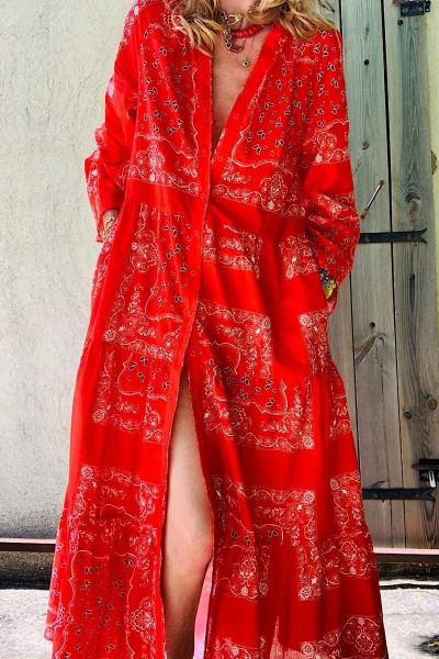 Agathe de la Fontaine X Madone - Robe Agathe Rouge