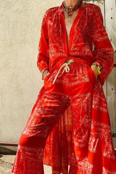 Agathe de la Fontaine X Madone - Robe Agathe Rouge