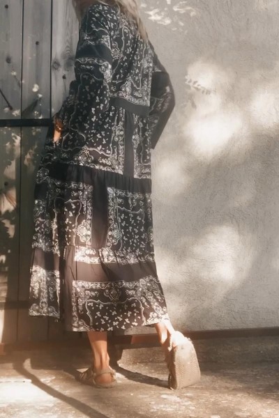 Agathe de la Fontaine X Madone - Robe Agathe Noir