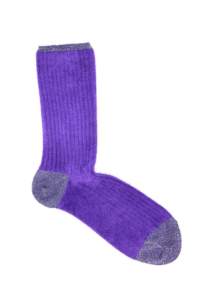 ALTO MILANO - ALTO MILANO Chaussettes Susan Short Viola