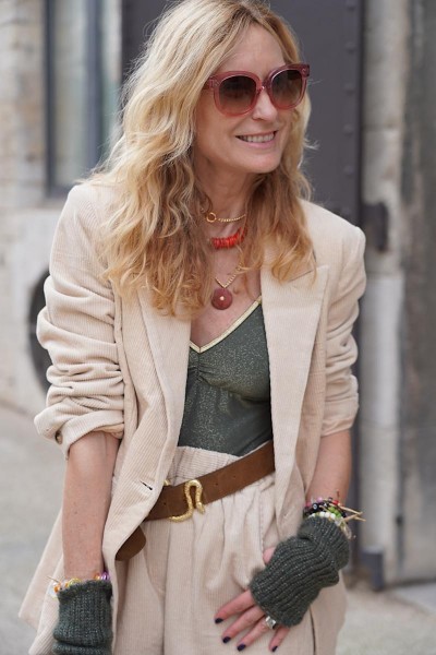 La Nouvelle - Body Bretelles Forest Lurex