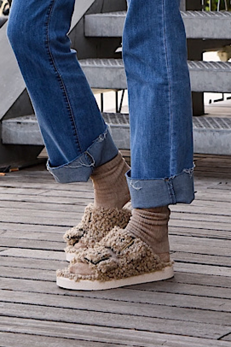 ALTO MILANO - Chaussettes Susan Donna Beige